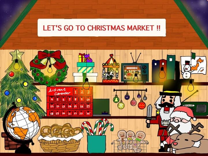 クリスマスマーケット画像